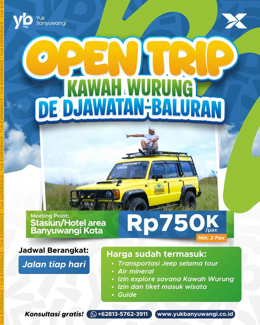 Open Trip Kawah Wurung Djawatan Baluran